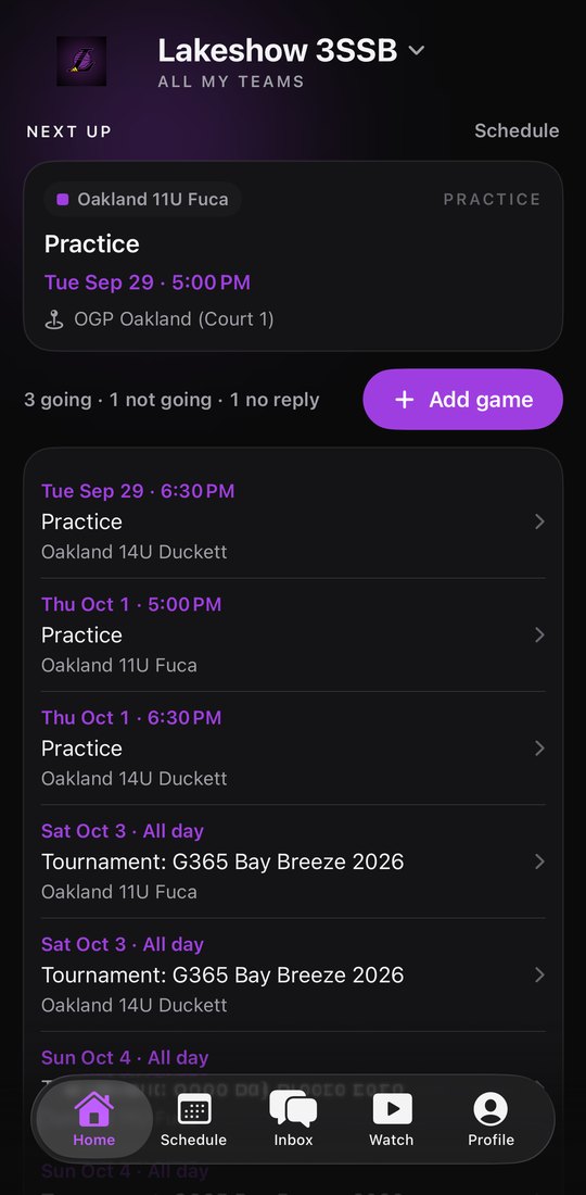 Next Up: this week's practices and the next tournament